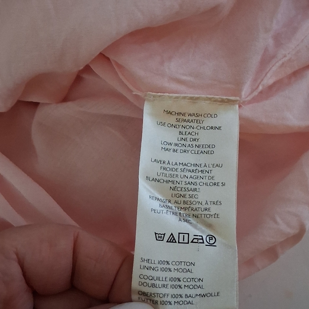 By Anthropologie Low Rise Multicolor Watercolor Cotton Knee Length Skirt Large - Picture 7 of 10